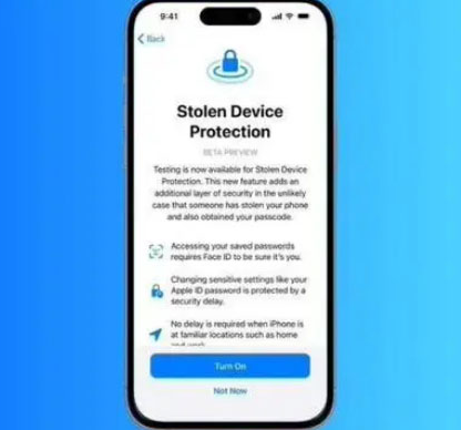 古塔苹果授权维修店分享被盗设备保护功能开启方法 