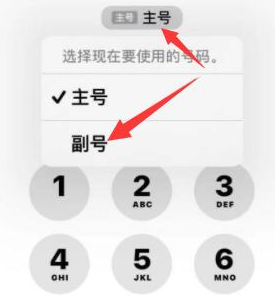 古塔苹果14维修店分享iPhone 14 Pro Max使用副卡打电话的方法 