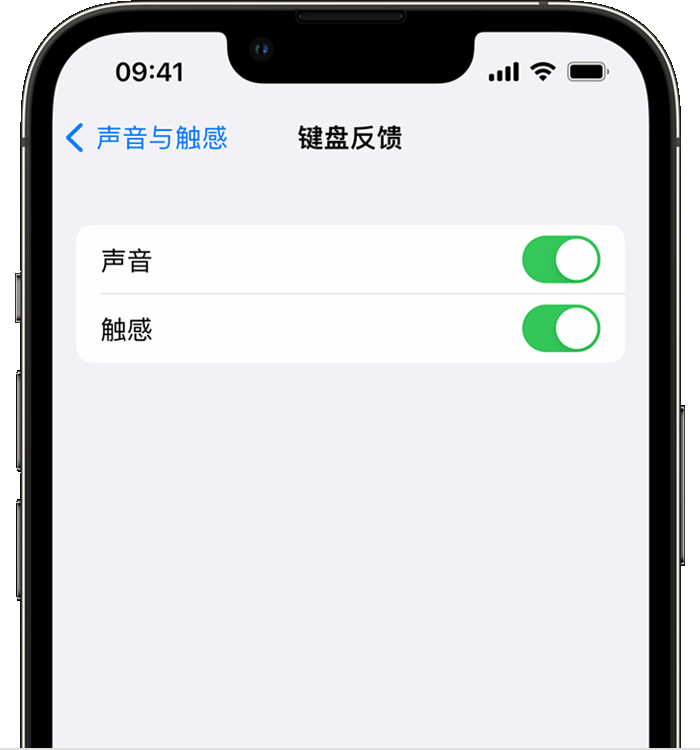 古塔苹果14维修分享iPhone 14 系列机型如何开启键盘声音或触感反馈 