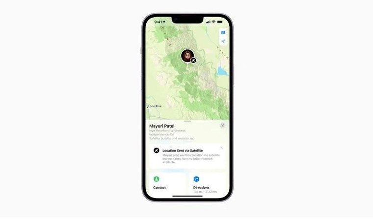 古塔苹果14维修分享iPhone14系列中 FindMy功能通过卫星分享位置方法教程 