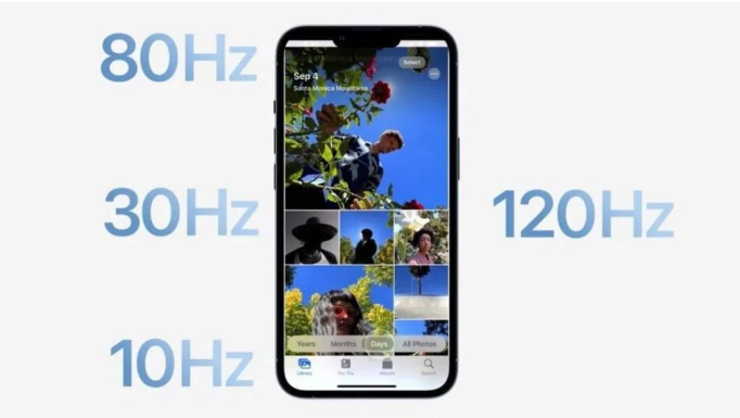 古塔苹果14维修分享iPhone 14有高刷吗 