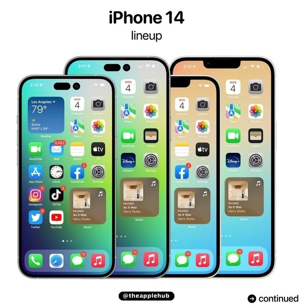 古塔苹果14维修分享iPhone 14全家福 