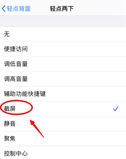 古塔苹果手机维修分享iPhone12如何启用双击截屏 